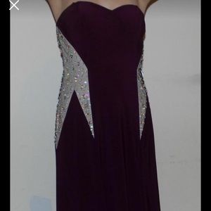 Plum Prom Dress